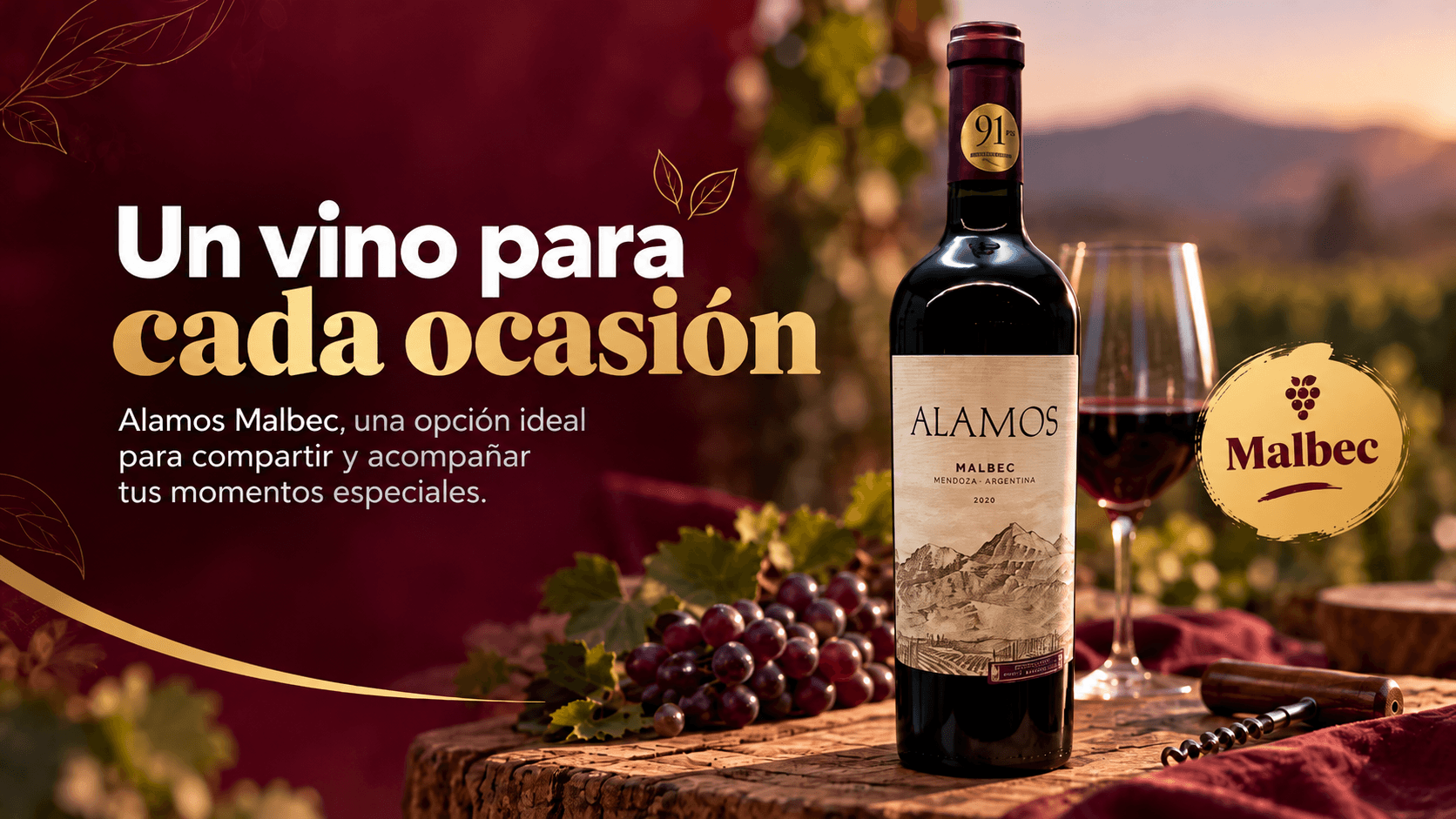 Alamos Malbec: un vino para cada ocasión